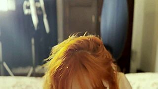 pov slut gives intense handjob footjob ending cum in mouth