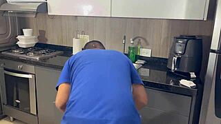 Mia Montiel seduces plumber in pajamas while craving daily fucks