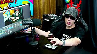 Giant vibrator Christmas gift for this slut!