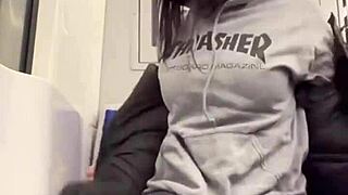 raw footage of edging thrill in public as slut risks getting caught outdoors