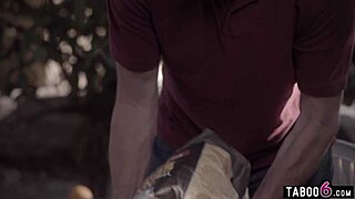 Stepmom Syren de Mer films homemade fun with stepson and Nikki Sweet