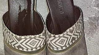 Cum all over my stepmom's sexy heels right now!