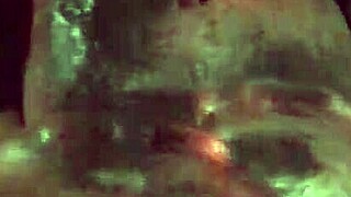 Damn, watch this big dildo stretch my fat ebony pussy up close!