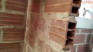 caught spying on busty italian stepmom lizi love on balcony while she washes then she fucks me part 1