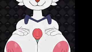 yo, female cinderace gives epic titty fuck blowjob game 😍💦 bunny boobs banging cum