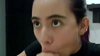 hot guy welcomes stepsis inside for intense oral pounding till mouth creampie explosion!