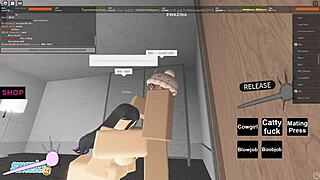 roblox whore gets pounded in wild virtual 3-way session