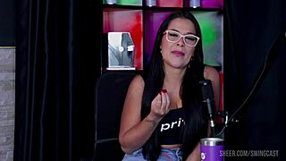 Emily Louise casting with Tifany Rocha bisexual group ass play part 1