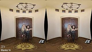 check out these vr babes in lingerie sucking and fucking hard 😏🔥