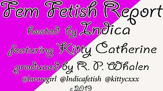 fem fetish report w- kitty catherine & indica monster play 😈🖤 kinky vibes