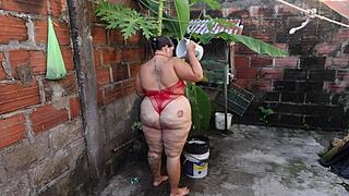 Neighbor's Rough Pounding Makes My Juicy Pussy Drip In Ecstasy