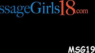 Naughty Hottie Craves Cock in Every Hole During Massage!