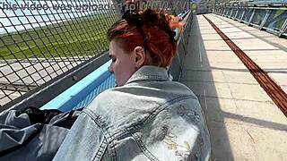 Good samaritan scores wild public parking quickie on throbbing big cock 😈🚗💦