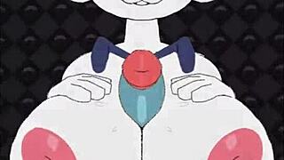 yo, female cinderace gives epic titty fuck blowjob game 😍💦 bunny boobs banging cum