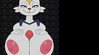 yo, female cinderace gives epic titty fuck blowjob game 😍💦 bunny boobs banging cum