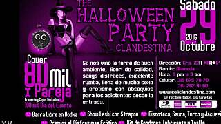 colombian swingers crash halloween party for wild group sex in secret clandestine hookup frenzy