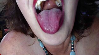 wanna be my tiny snack? giantess milf with big tits swallows you whole