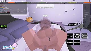roblox whore gets pounded in wild virtual 3-way session