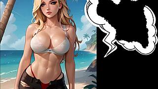 comic babe lost in jungle takes massive gangbang cocks up her gaping ass