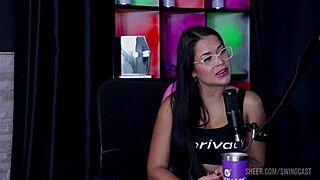 Emily Louise casting with Tifany Rocha bisexual group ass play part 1