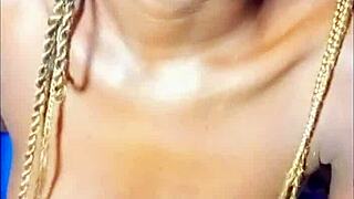 african cutie shows off sloppy deepthroat lips sucking cum down her throat