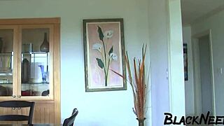 This ebony amateur babe slurps down that massive bbc deepthroat style, getting sloppy and wet all over.