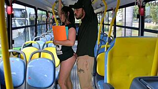 Student grinded publicly on bus by stranger's cock?
