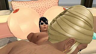 Giant-titted resort owner gets banged hard in hot hooters 3 sims 4 game action
