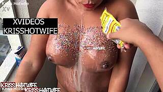 kriss hotwife's special easter treat with her big ass and tits on display