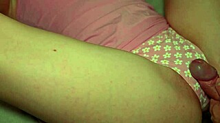 Stepsis begs stepbro for wet pussy rubbing only, but kinky accident leads to creampie taboo fucking.