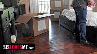 whoa bound college stepsis virgin screams from stepbro's dildo toys facial cumshot surprise!!