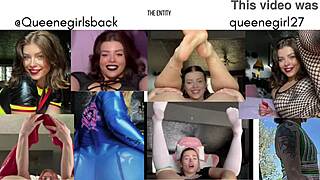 queenegirlsback rebrands fat egirl destiny. voyeur captures her thick body up close