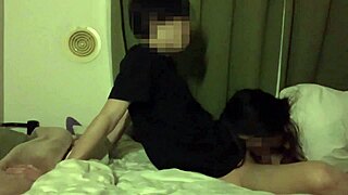 asian teen homemade creampie looks so real