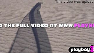 brunette milf miluniel louis strips naked outdoors flashing sexy bubble butt