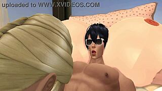 Giant-titted resort owner gets banged hard in hot hooters 3 sims 4 game action