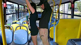 Student grinded publicly on bus by stranger's cock?