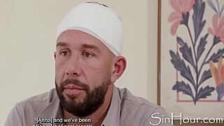 anna claire clouds anal dp threesome with in-law studs