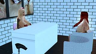 wanna see horny nurse bella fuck patient mila in hospital?