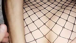 Curvy homemade milf wife anal fucked bent over doggystyle