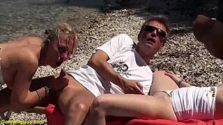 wanna join this public beach family orgy with monster cocks?