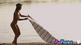 whoa big tits natalie costello strips naked showin her huge naturals damn