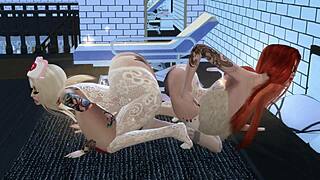 wanna see horny nurse bella fuck patient mila in hospital?