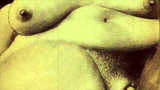 check out these vintage erotic big ass and tits drawings 😍📽️✨