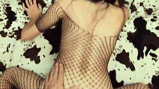 Curvy homemade milf wife anal fucked bent over doggystyle