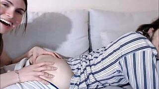 hey this teen tranny fingers partner's ass good