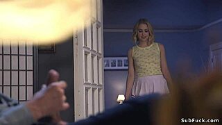 Groom Brutally Fucks Bound Fiancée and Her BDSM Slave in Hardcore Bondage