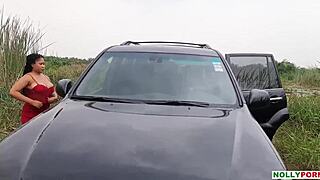 i picked up pretty sexy village girl and fucked her hard in car outdoors