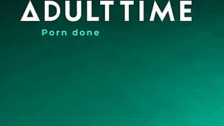 Naturally Stacked April Olsen Seduces Nerdy Petite 18+ Brunette Jane Wilde