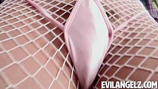 petite anal whore summer vixen squirts pussy on mick blue's big cock pov