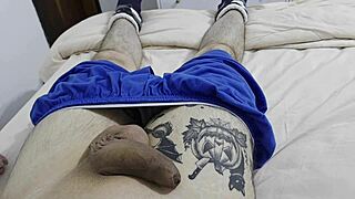 hey check out this brazilian amateur's solo cock just chilling